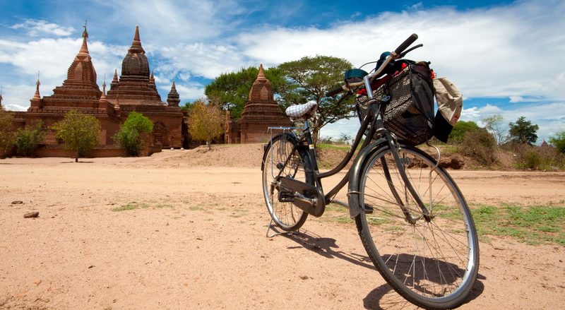 Unique Cycling Tour in Bagan (Half Day)
