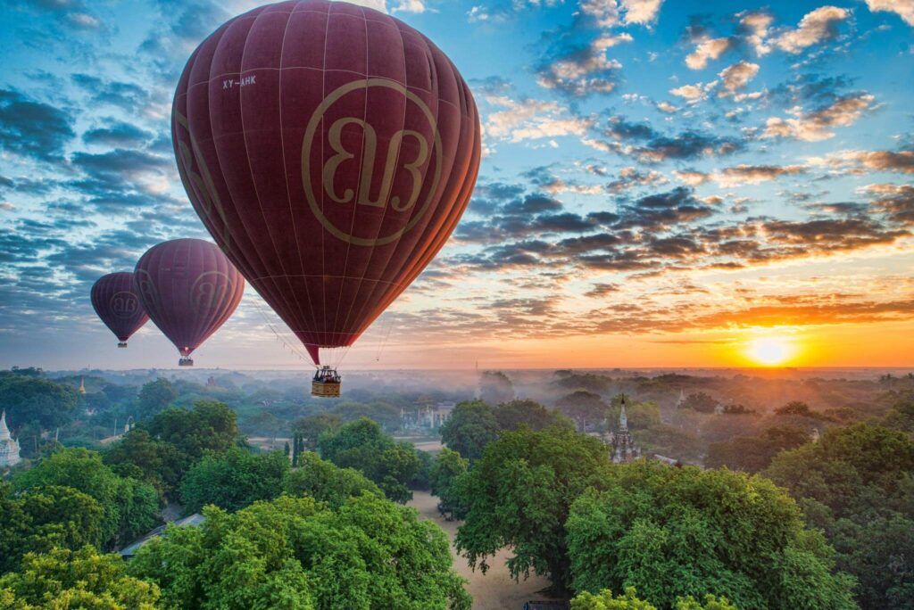 Bagan Balloon Over Tour: “Soar Above the Temples of Bagan”